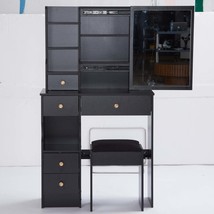 Small Space Vanity: Desk, Mirror &amp; Stool - €139,15 EUR