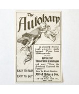 Alfred Dolge Autoharp 1897 Advertisement Victorian Music Cherubs ADBN1ttt - $19.99