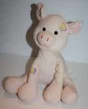 Animal Alley Pig Plush Pink Sits 9&quot; Heart Soft Toy Stuffed Farm Animal Toys R Us - £16.24 GBP