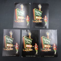 5 Diff - Vintage Holiday Inn Hotel Nighttime Street Sign w/ Innkeeper Postcards - $21.34