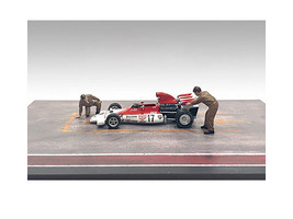 Race Day Two Diecast Figures Set 5 for 1/43 Scale Models American Diorama - £20.57 GBP
