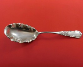 Lenox by Knowles Sterling Silver Berry Spoon Fluted 8 3/4&quot; Serving - £149.02 GBP