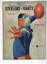ORIGINAL Vintage 1946 Pittsburgh Steelers NY Giants Program Bill Dudley - £78.88 GBP