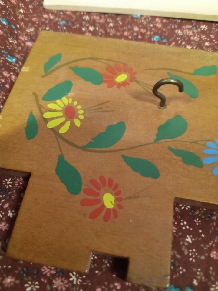 Vintage 12” Wooden  Key Hooks. Made In Japan.  Standard specialty finest - $7.20