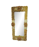 Vintage Coastal Monumental 48&quot; Tall Handmade Shell Wall Mirror - €3.364,50 EUR