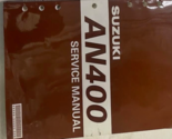 Suzuki AN400 Un 400 Riparazione Negozio Servizio Manuale OEM K3 99500-34... - $29.97