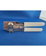 Vintage Swing-A-Way 76 Can Opener Bottle White Grips Manual 6-1/4” USA Away - $20.29 CAD