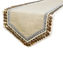 Marima - Beige Burlap Decorative Table Runner - £47.70 GBP+