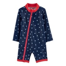 CARTERS Child of Mine ~ Size 3-6 Month ~ One-Piece Rash Guard Swimsuit ~... - £11.76 GBP