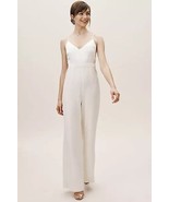 New BHLDN x Jill Stuart Nicki Jumpsuit $328 SIZE 6 Off-White BRIDAL  - $2,364.70 MXN