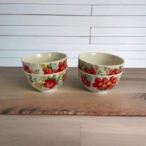 The Pioneer Woman Vintage Floral 4-Piece Footed Bowl Set 6&quot; Replacement ... - £31.25 GBP