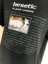 Heretic In Good Company Hanes Beefy Black Large T-Shirt - £10.62 GBP