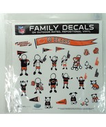 NFL Football Chicago Bears FAMILY DECAL - Vinyl - Reusable - New - £15.20 GBP