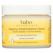 Babo Botanicals Miracle Cream Moisturizing Oatmilk 2 Oz - £13.30 GBP