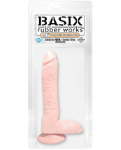 Basix Rubber Works 9&quot; Dong W/suction Cup - Flesh - £27.64 GBP