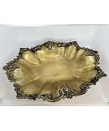 Antique Brass Bowl Greek Revival Faces Decor 13.5 x 11 inches NB2 - €51,58 EUR