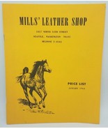 1964 Mill&#39;s Leather Shop Price List and Catalog - Saddles Bits &amp; Groomin... - $597.68 MXN