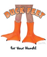 Pair of Duck Feet soft vinyl finger puppet 2 1/8&quot; Tall - Novelty Fun Gag... - $6.82 CAD