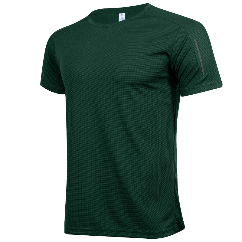 Running Tshirts Training Fitness Men Workout Quick Dry Short Sleeve Causal   Jer - £145.22 GBP