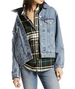 Levi&#39;s Women&#39;s Ex-Boyfriend Trucker Denim Jean Jacket Blue Size Small S ... - €46,32 EUR
