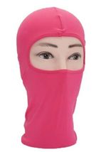 Hot Pink - 2 Pc Ninja Balaclava Skinny Lightweight Warmer One Hole - $18.99