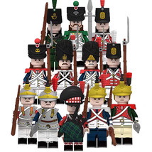 Napoleonic Wars British Army French Dutch Italian Army Set 12 Minifigures Lot - £13.20 GBP