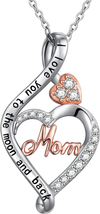 Mothers Day Gifts for Mom,  925 Sterling Silver Jewelry Engraved Always My Mothe - £46.63 GBP