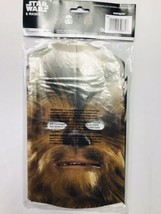 Star Wars Paper Masks 8 Count Halloween Parties Vader Chewbacca Stormtrooper - £11.69 GBP