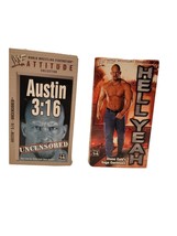 Stone Cold Steve Austin  VHS lot WWF Austin 3:16 Uncensored &amp; Hell Yeah ... - £13.29 GBP