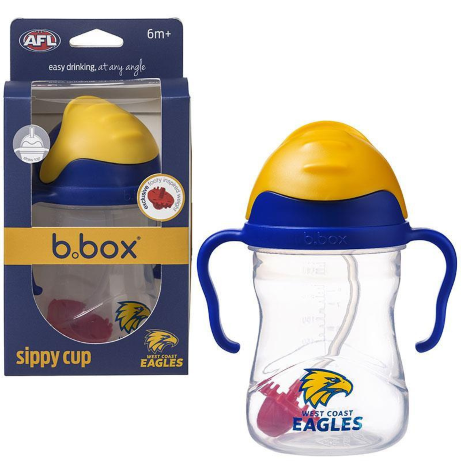 B.Box Sippy Cup AFL West Coast 240ml - $78.35
