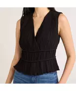 Scoop Women’s Sleeveless Pleated Top black NWT sz xxl 20 - $8.00