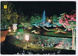 Spain Postcard La Granja De San Ildefonso Night In The Gardens Rear  - $4.94