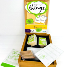The Game of Things Wooden Box Adult 4 Players 2009 Hilarious Board - $19.99