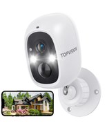 Wireless Security Camera, 2K Wifi Camera with Outdoor Night Vision, IP66... - $58.99