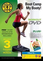 Gold&#39;s Gym Boot Camp My Booty Workout DVD NEW - £4.68 GBP