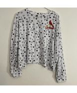 St. Louis Cardinals Pajama Top Tee by Concepts Sport Large Hearts Sleepwear - €12,86 EUR