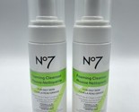 2 No7 Product Foaming  Cleanser For Oily Skin Shine Free &amp; Clear Bs270 - £20.61 GBP