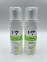 2 No7 Product Foaming  Cleanser For Oily Skin Shine Free &amp; Clear Bs270 - £20.67 GBP