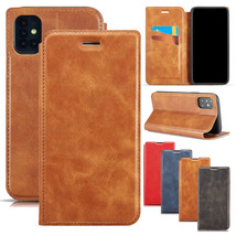 Retro Leather Flip Card Wallet Case Cover For Samsung Galaxy Note 20/20 Ultra 5G - £36.87 GBP