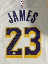 LEBRON JAMES PSA/DNA SIGNED HOME AUTOGRAPHED LOS ANGELES LAKERS JERSEY COA - $839.00