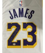 LEBRON JAMES PSA/DNA SIGNED HOME AUTOGRAPHED LOS ANGELES LAKERS JERSEY COA - $839.00