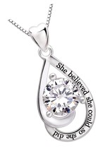 Jewelry Sterling Silver She believed she could so did - £127.42 GBP