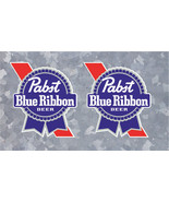 2x 3&quot; tall Pabst Blue Ribbon Logo Decals - FREE SHIPPING - US Seller - $4.90