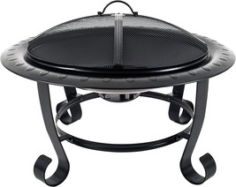 Pleasant Hearth Ofw760R Providence Fire Pit, Black - £108.54 GBP