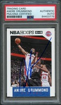 2015-16 NBA Hoops #115 Andre Drummond Signed Card AUTO PSA Slabbed Pistons - £79.92 GBP
