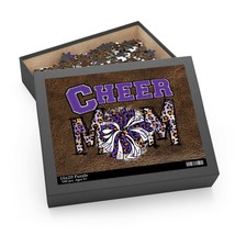 Personalised/Non-Personalised Puzzle, Cheer Mom Purple, awd-355, (120, 252, 500- - £19.94 GBP+