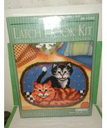 Natura Caron Latch Hook Kit Cuddly Kittens R703 20x27 rug NEW SEALED PAC... - £27.09 GBP