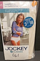 Jockey Classics 2003 Women&#39;s Size 7 Hipster Single Panty New Old Stock Cotton - £14.93 GBP