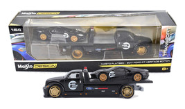 Maisto Design Flatbed / 2017 Ford GT Heritage Edition Diecast Set New in Box - $15.88