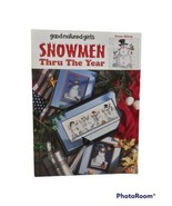Vtg &#39;97 Goodnatured Girls Snowmen Thru The Year Cross Stitch Holiday Pat... - £6.73 GBP